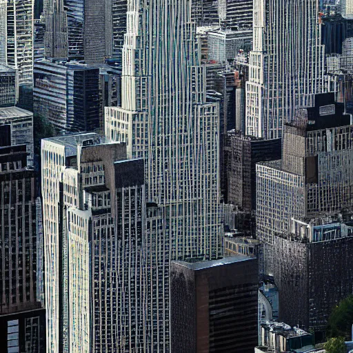 Image similar to a forest of empire state buildings