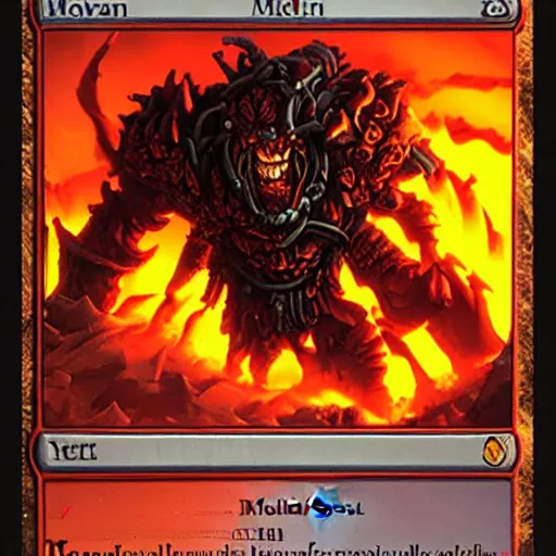 Image similar to molten giant