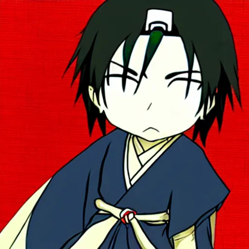 Prompt: uguu uwu chibi samurai Champloo