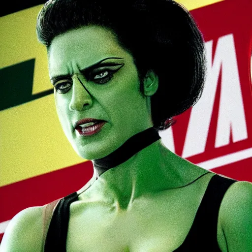 Image similar to promotional photo of al pacino as she-hulk in the tv series she-hulk (2022), movie still,