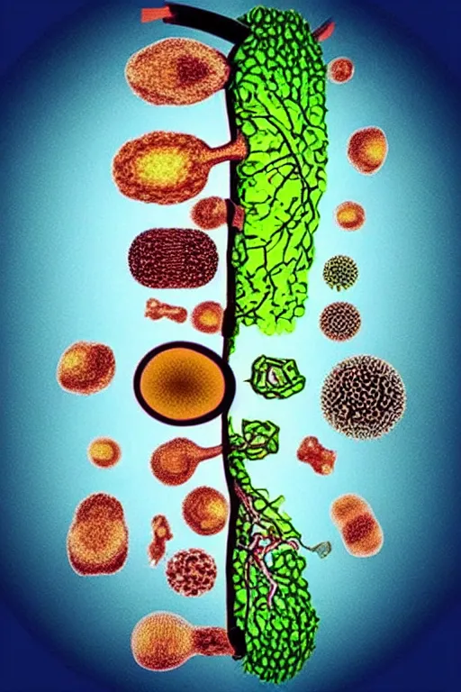 Prompt: “In biology, the smallest unit that can live on its own and that makes up all living organisms and the tissues of the body. A cell has three main parts: the cell membrane, the nucleus, and the cytoplasm”