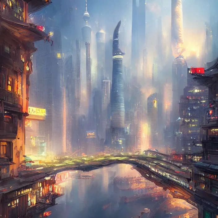 Prompt: shanghai by jordan grimmer