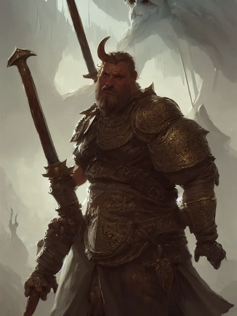 Image similar to portrait of a friendly charming formal barbarian giant noble!, imperial royal elegant clothing, elegant, rule of thirds, extremely detailed, artstation, concept art, matte, sharp focus, art by greg rutkowski, cover by artgerm