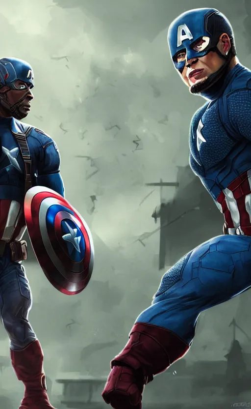 Image similar to kevin hart as captain america, dynamic lighting, photorealistic fantasy concept art, trending on art station, stunning visuals, creative, cinematic, ultra detailed