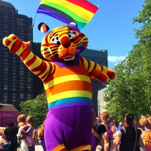 Image similar to Tigger at pride