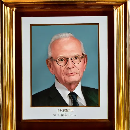 Prompt: Howard Hamlin Official Portrait Formal Highly Detailed