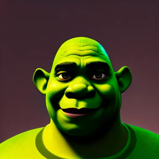 Image similar to obama as shrek, highly detailed, extremely high quality, hd, 4 k, 8 k, canon 3 0 0 mm, professional photographer, 4 0 mp, lifelike, top - rated, award winning, realistic, detailed lighting, detailed shadows, sharp, no blur, edited, corrected, trending