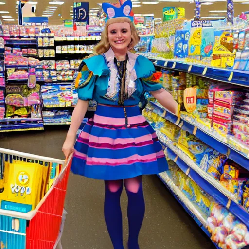 Prompt: Alice in Walmart