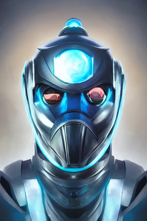 Image similar to epic mask helmet robot ninja portrait stylized as fornite style game design fanart by concept artist gervasio canda, behance hd by jesper ejsing, by rhads, makoto shinkai and lois van baarle, ilya kuvshinov, rossdraws global illumination radiating a glowing aura global illumination ray tracing hdr render in unreal engine 5