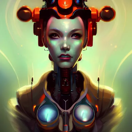 Image similar to a portrait of a beautiful cybernetic geisha, cyberpunk concept art by pete mohrbacher and wlop and artgerm and josan gonzales, digital art, highly detailed, intricate, sci-fi, sharp focus, Trending on Artstation HQ, deviantart, unreal engine 5, 4K UHD image