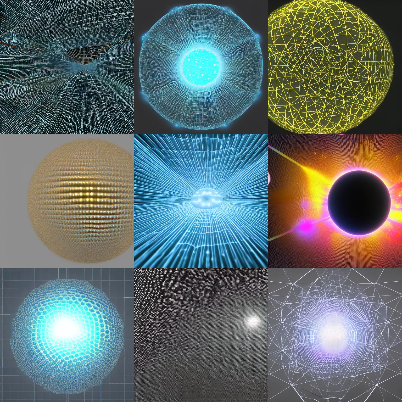 Prompt: omnidirectional light field quantum foam condensation, webgl render, generative art, trending on artstation