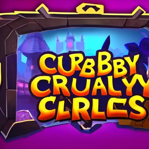 Prompt: cubby crate gold for mobile game in the style of brawl stras