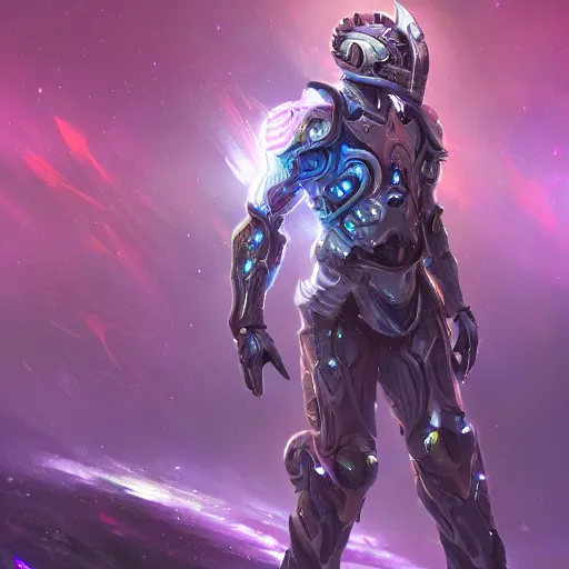 Prompt: Full Armor set made of galaxies and sci fi parts conjuring cosmic energy, surrealism, smooth, intricate, elegant, galactic energy, power aura, neon glowing spells, digital painting, artstation, concept art, high tech fantasy, sharp focus, illustration, art by Jason Chan and Riot Studios and Blizzard Studios