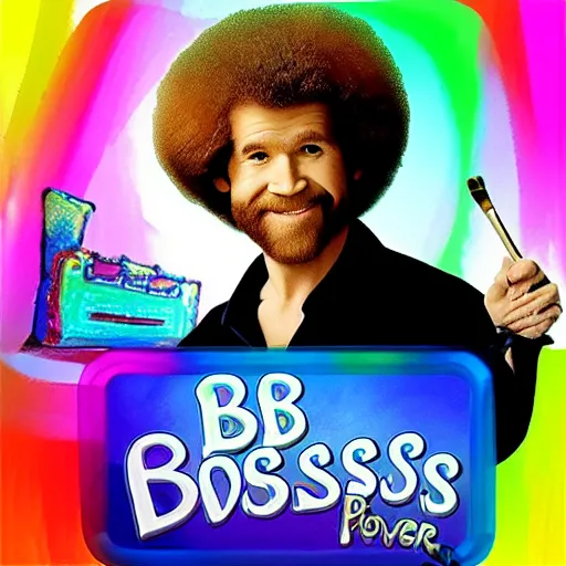 Image similar to bob ross disco fever