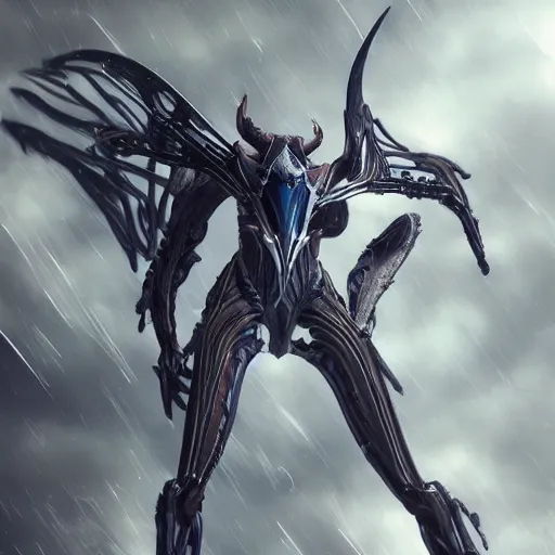 Image similar to high quality bug pov of a beautiful and stunning giant valkyr warframe, doing an elegant pose high above you, looms over you, about to step on you, unaware of your existence, slick elegant design, sharp claws, detailed shot legs-up, highly detailed art, epic cinematic shot, realistic, professional digital art, high end digital art, furry art, DeviantArt, artstation, Furaffinity, 8k HD render, epic lighting, depth of field