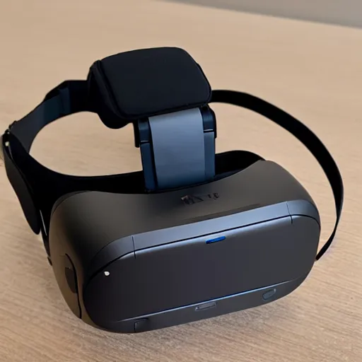 Image similar to a VR headset made by Apple Inc., product image, 8k, 35 mm, photo