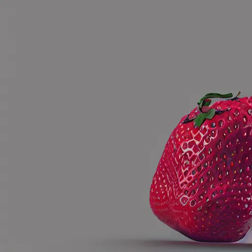 Prompt: a backpack in strawberry fruit shape, digital art, artgem, octane render, blender guru, wlop, artstation, hasselblad photo, 4 k resolution, fashion design, product photo, product design, vivid colorful background, studio lighting, nft, strawberry