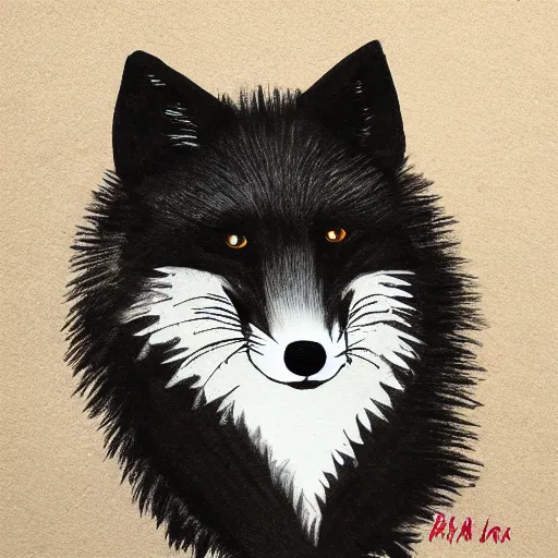 Image similar to black fox