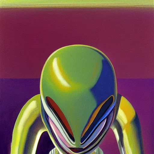 Image similar to alien by wayne thiebaud