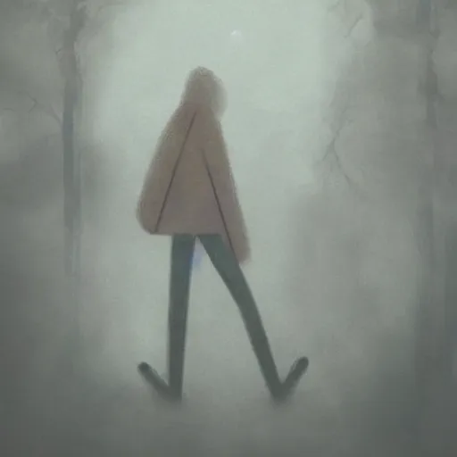 Prompt: dissociation, derealization, disconnection, fantasy illustration, detailed, abstract, amorphous, misty and eerie