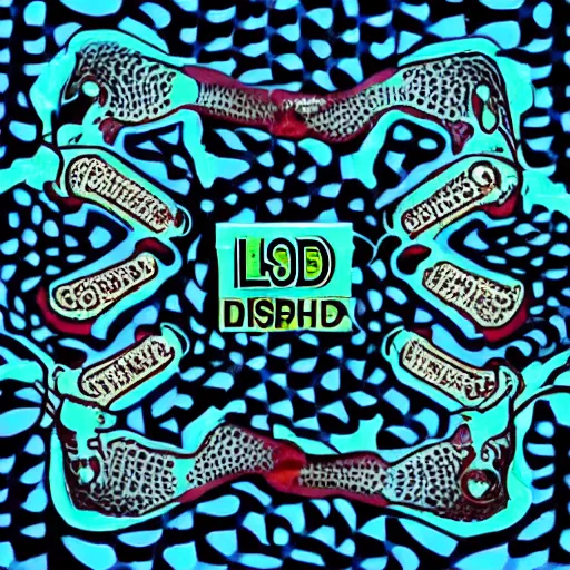 Image similar to skeletal formula of lsd