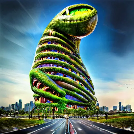 Image similar to monster by vincent callebaut