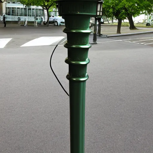 Image similar to a photosynthetic lamppost