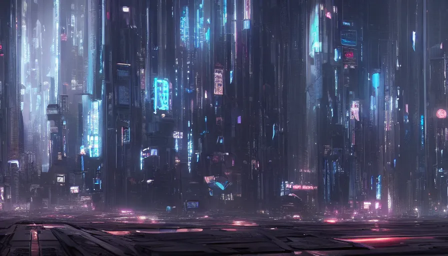 Image similar to 3 d rendering of futuristic cyberpunk city, cgsociety, 4 k, ultra detailed