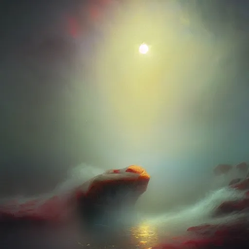 Prompt: the moonlit dance of the fae by marcel caram and elena vizerskaya and ivan aivazovsky, impresion de giclee arte abstracto, fantasy space, 8 k, award winning, atmospheric, artstation, surreal, abstract, pastels, matte, volumetric lighting
