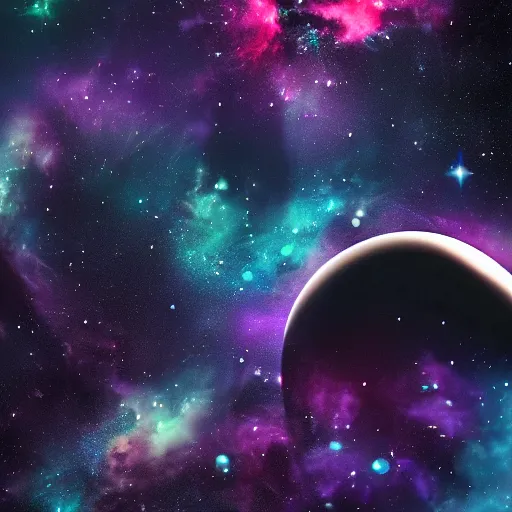 Image similar to mostly black, very dark, space themed amoled wallpaper