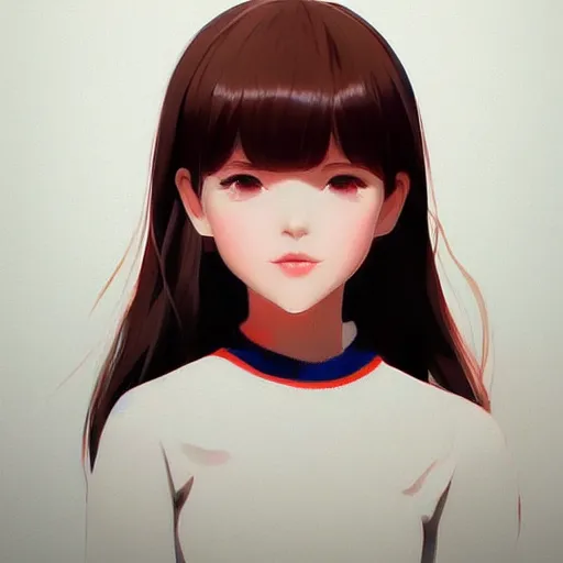 Image similar to Cute smile by Ilya Kuvshinov trending on artstation, faved watched read, sharp focus, traditional illustration collection aaaa updated watched premiere edition commission ✨ whilst watching fabulous artwork \ exactly your latest completed artwork discusses upon featured announces recommend achievement