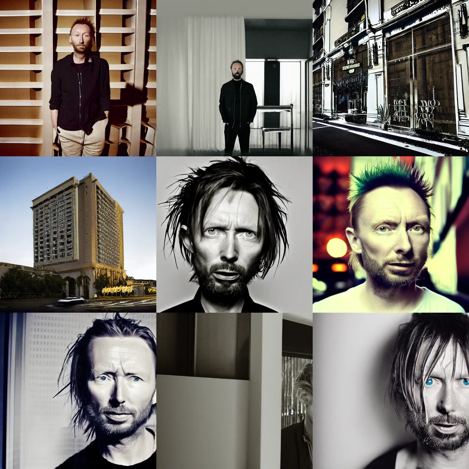 Prompt: hotel thom yorke