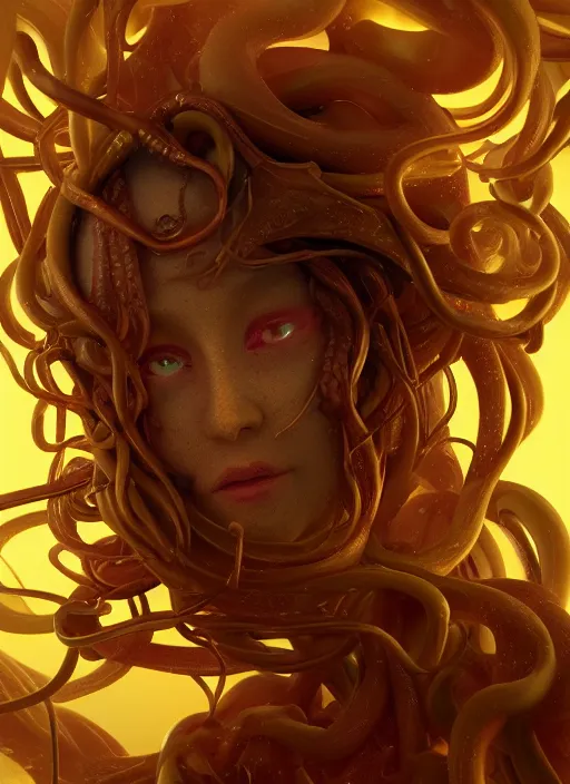 subsurface scattering, translucent, medusa made of | Stable Diffusion ...