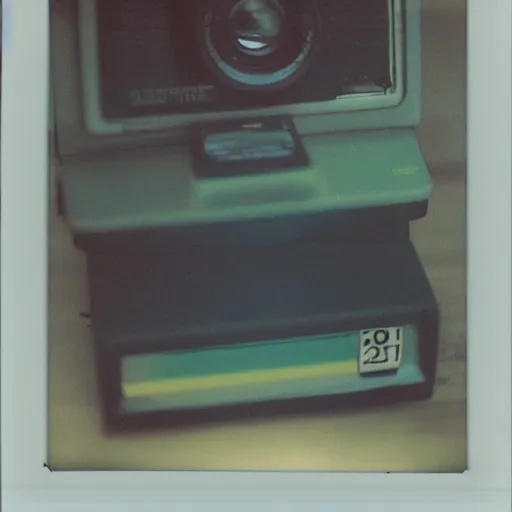 Image similar to glitch, polaroid