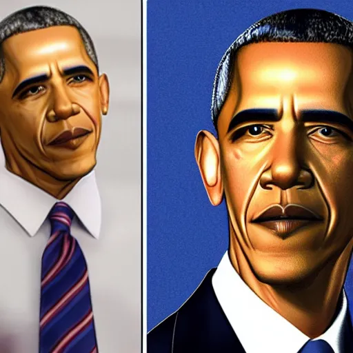 Image similar to photo of obama dressed as yoshikage kira