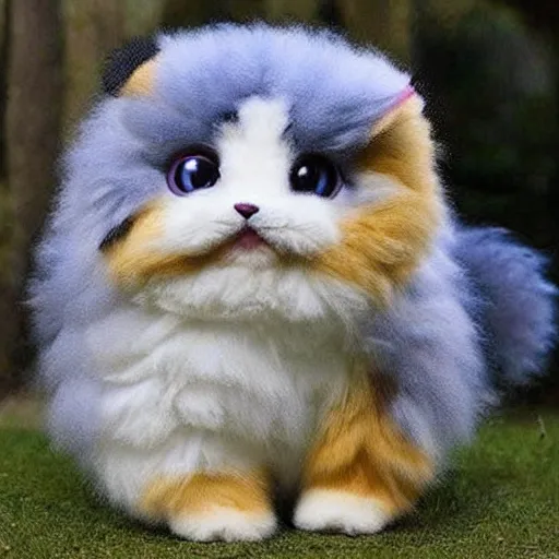 Image similar to real life Pokemon, fluffy, realistic