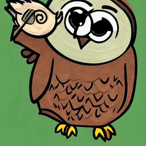 Image similar to hootie from the owl house