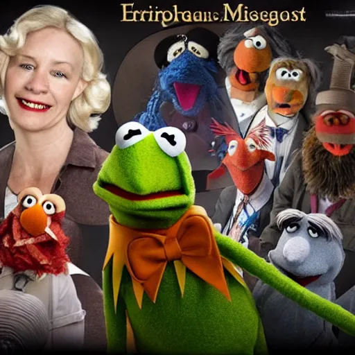 Image similar to muppets, by hieronymous bosch, whealan, hd, unreal engine