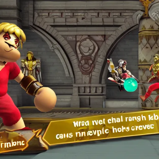 Image similar to Julius Caesar smash bros reveal, high resolution screenshot