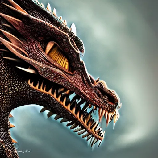 Image similar to An award winning 8k photo of a dragon. hyper detailed, hyper realistic, digital art