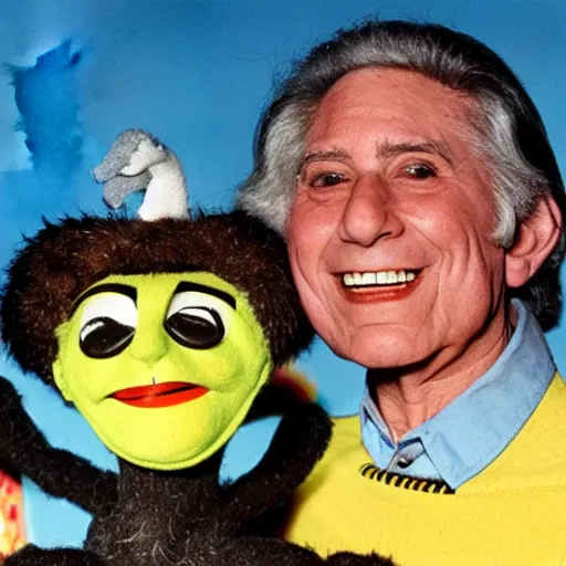 Prompt: sid and Marty krofft puppets on a rampage