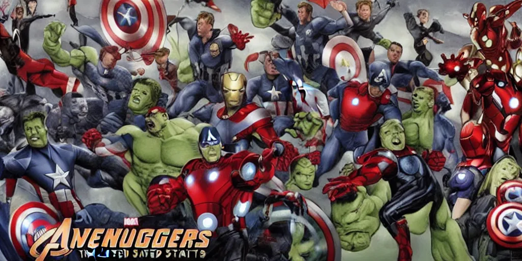 Image similar to the avengers vs united states senate