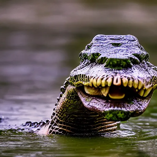 Prompt: nile crocodile award winning nature photography