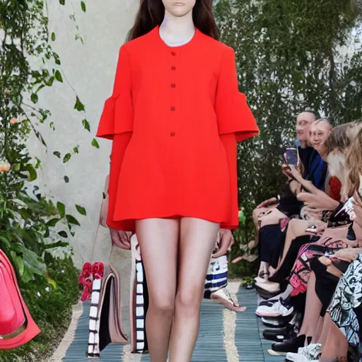 Image similar to red valentino resort 2 0 1 8 fashion show