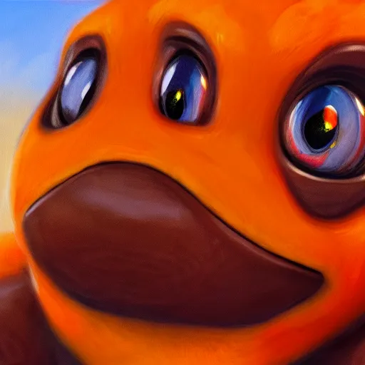 Prompt: highly realistic charmander, oil on canvas, intricate, portrait, 8 k highly professionally detailed, hdr, cgsociety