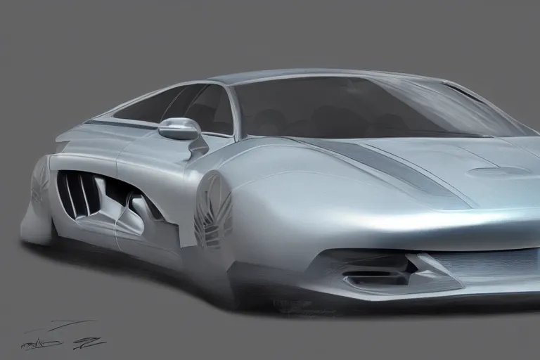 Image similar to Automotive super car design render, digital art, by Frank Stephenson, gordon murray, trending on Behance, trending on artstation, trending on dezeen,