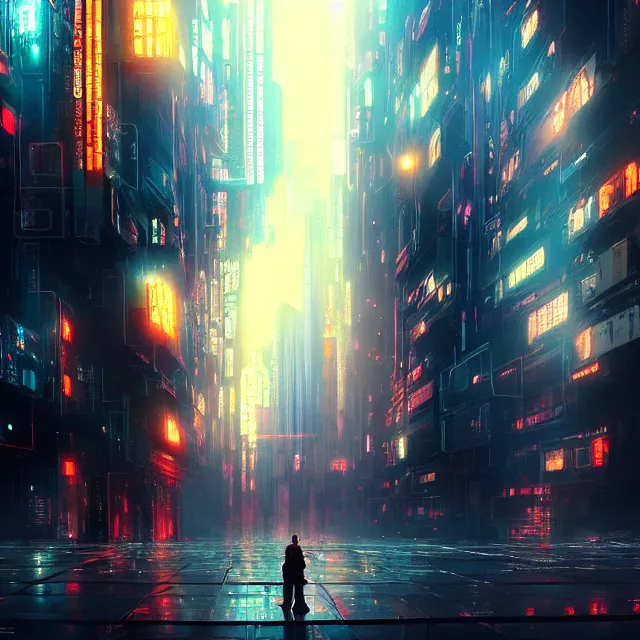 Image similar to teacher why, don't deserve to love. beautiful matte painting, cyberpunk, expressionism