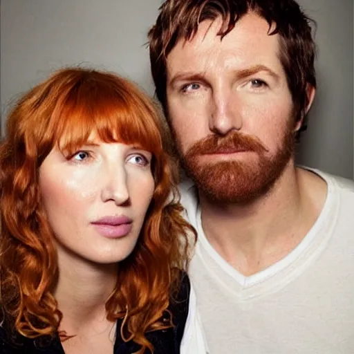 Image similar to award winning portrait of kelly reilly that looks like a young man!!!! bare ears, ( ( short brown hair ) ) and hazel!!! eyes, stubble