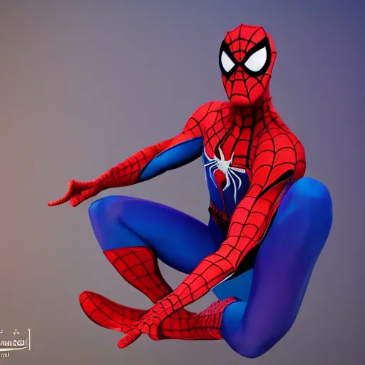 Image similar to spiderman dressed as a disney princess , octane render, marvel , volumetric lightening , trending on artstation , trending on cgsociety