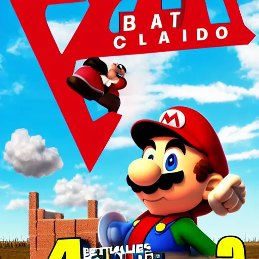 Prompt: better call saul poster starring super mario from a game, tv show poster